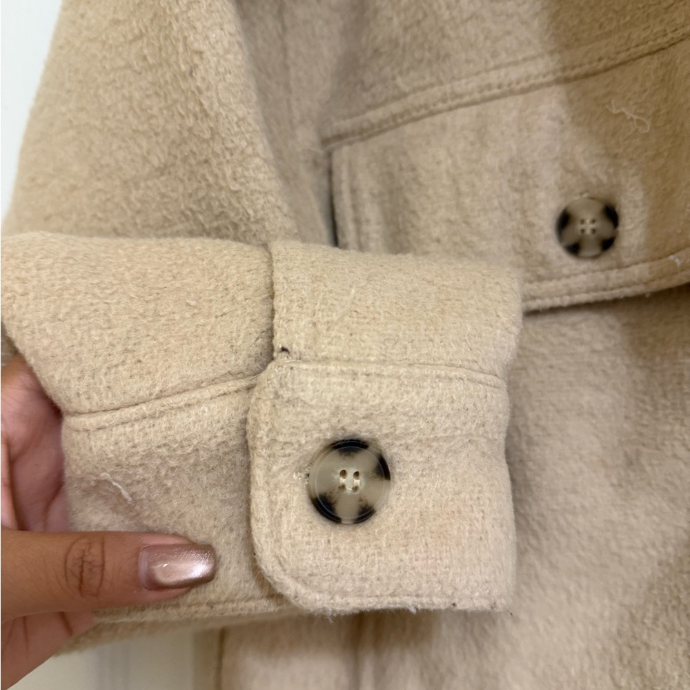 Gianni Bini Cream Fleece Jacket - Picture 8 of 8
